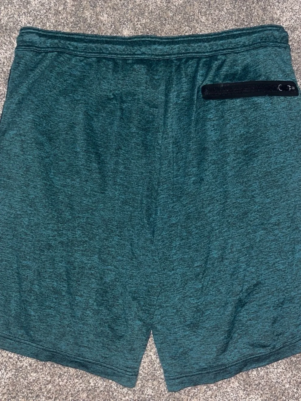 Men's L American Eagle Active Flex Teal Green Athletic Drawstring Shorts